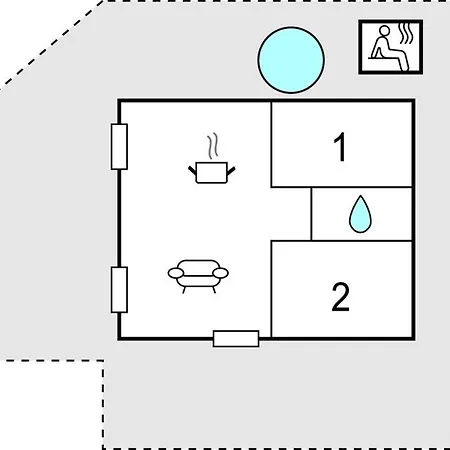 2 Bedroom Cozy In 度假居 *